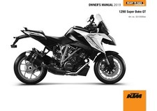 KTM Owners Manual Book Guide 2019 1290 Super Duke GT US