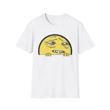 Funny Sun Face Softstyle T-Shirt, Casual Wear, Gift for Friends, Meme