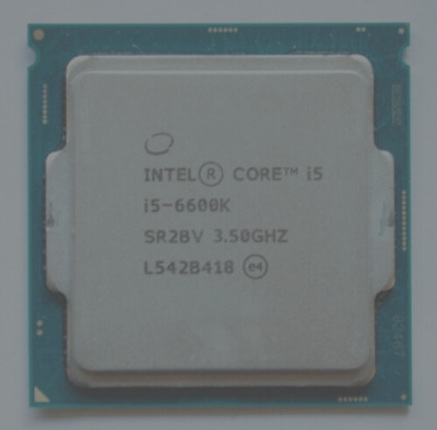 Intel  Core i5-6600  / 4 x 3,30GHz / 6MB / 8GT/s  LGA 1151 Prozessor