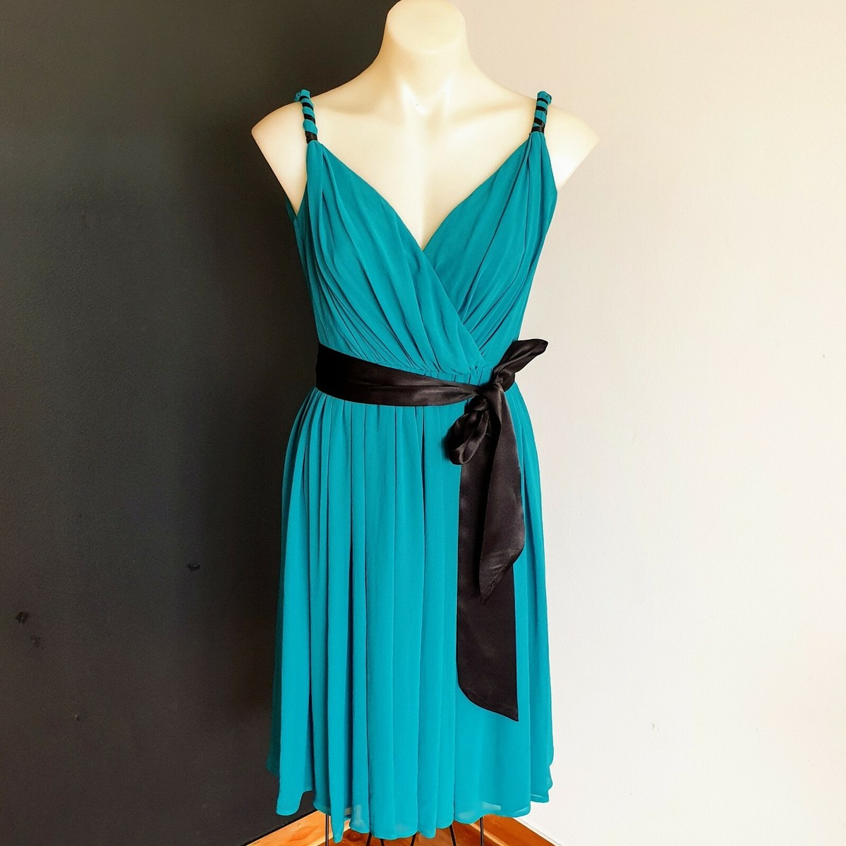 Women's size 'SHEIKE' Stunning turquoise grecian style dress