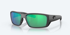 NEW Costa Del Mar FANTAIL PRO Polarized Sunglasses Matte Gray Green Glass 580G
