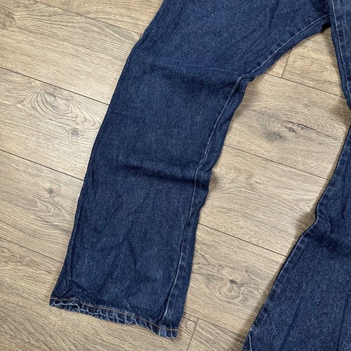 Jeans Levi's 517 vintage adulto 36x32 blu lavaggio scuro denim bootcut - Foto 3 di 6