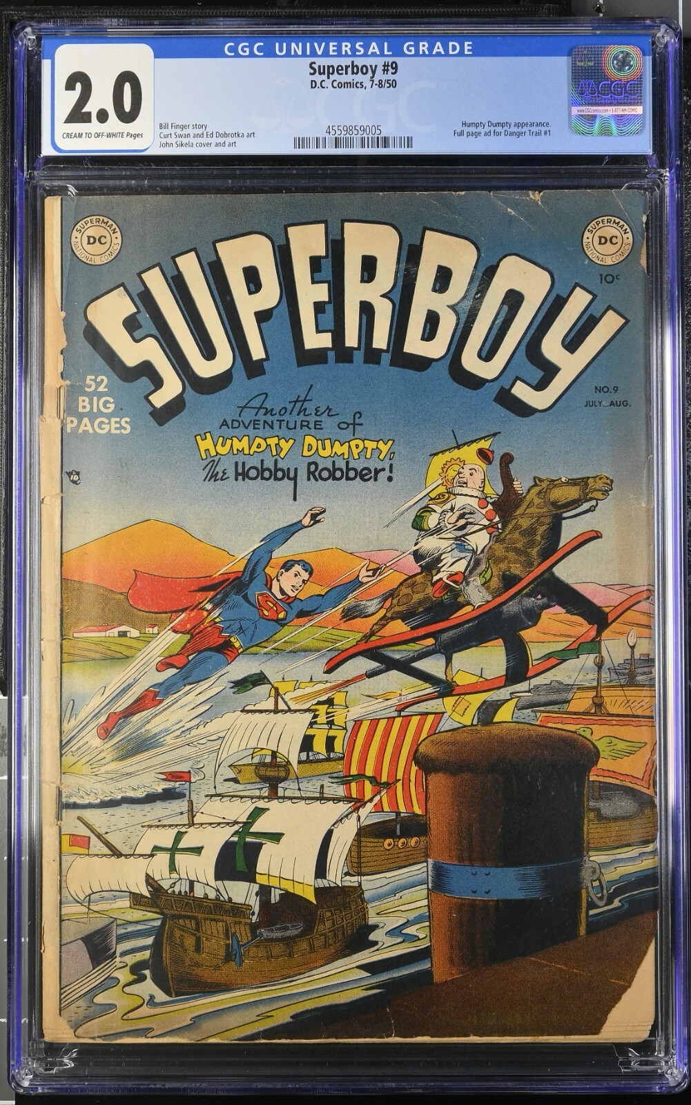 アメコミリーフ Superboy #9 CBCS 9.8 最低 価格