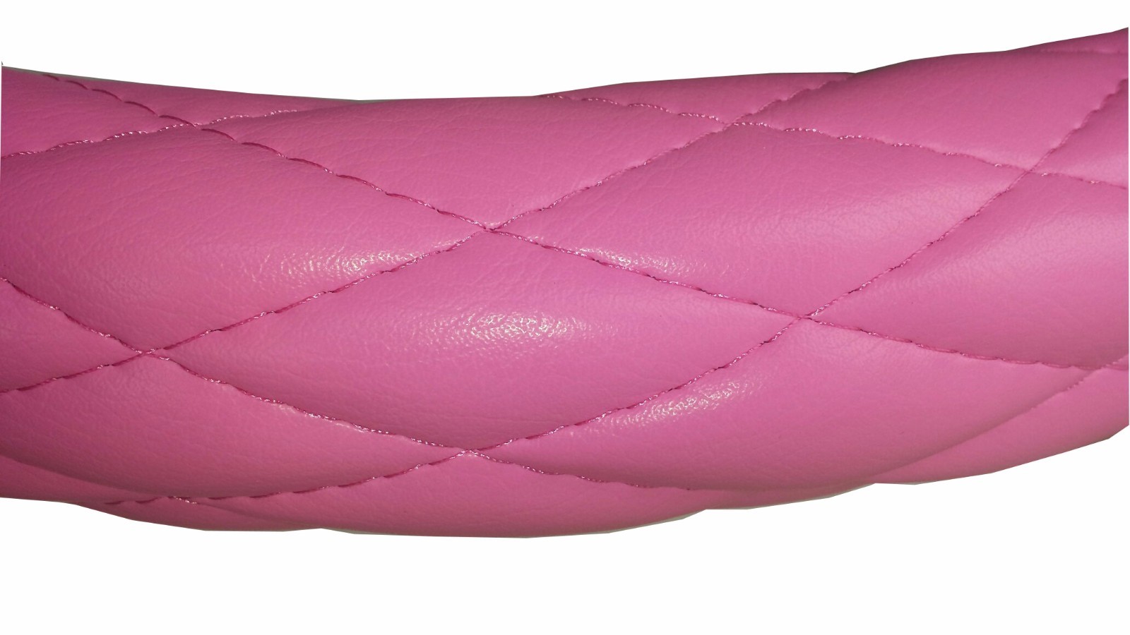 18" Diamond Cushion PINK STEERING WHEEL COVER Peterbilt Freightliner