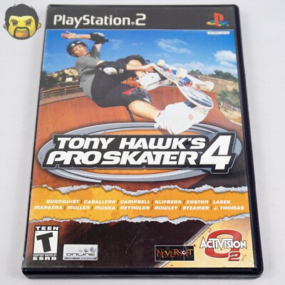 Tony Hawk Pro Skater 4 PS2 CIB Sony PlayStation 4 1st Print Complete Reg Card