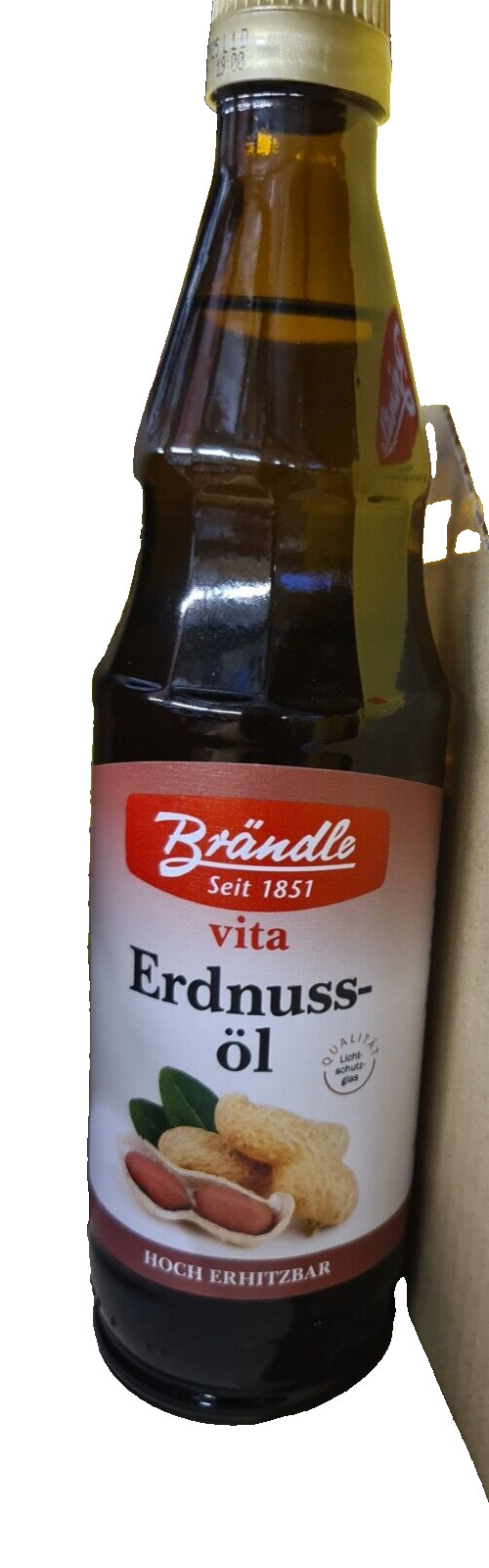 Vita-Erdnussöl, 1 x 500ml - Brändle - im Lichtschutzglas
