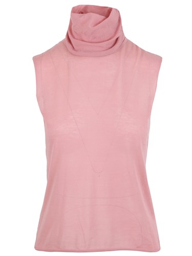 sleeveless turtleneck shirt top 