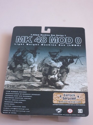 BARRACK SERGEANT MK48 MOD 0 LWMG Set #002/2007 Series 1 NEW For 12" Figures - Picture 5 of 6