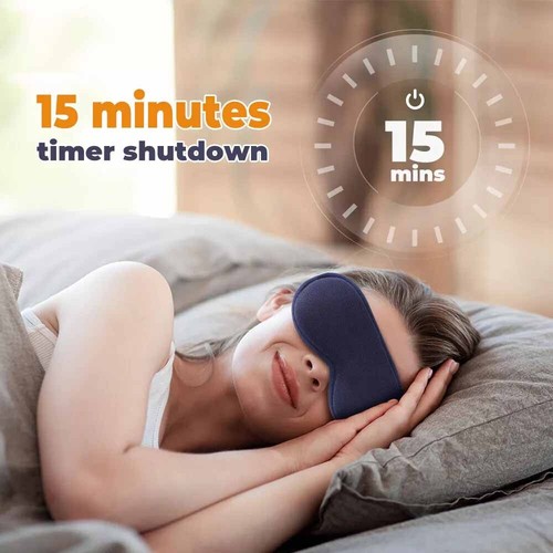 USB-Powered Heated Eye Mask for Relaxation & Dry Eye Relief - Adjustable NEW - Picture 9 of 12