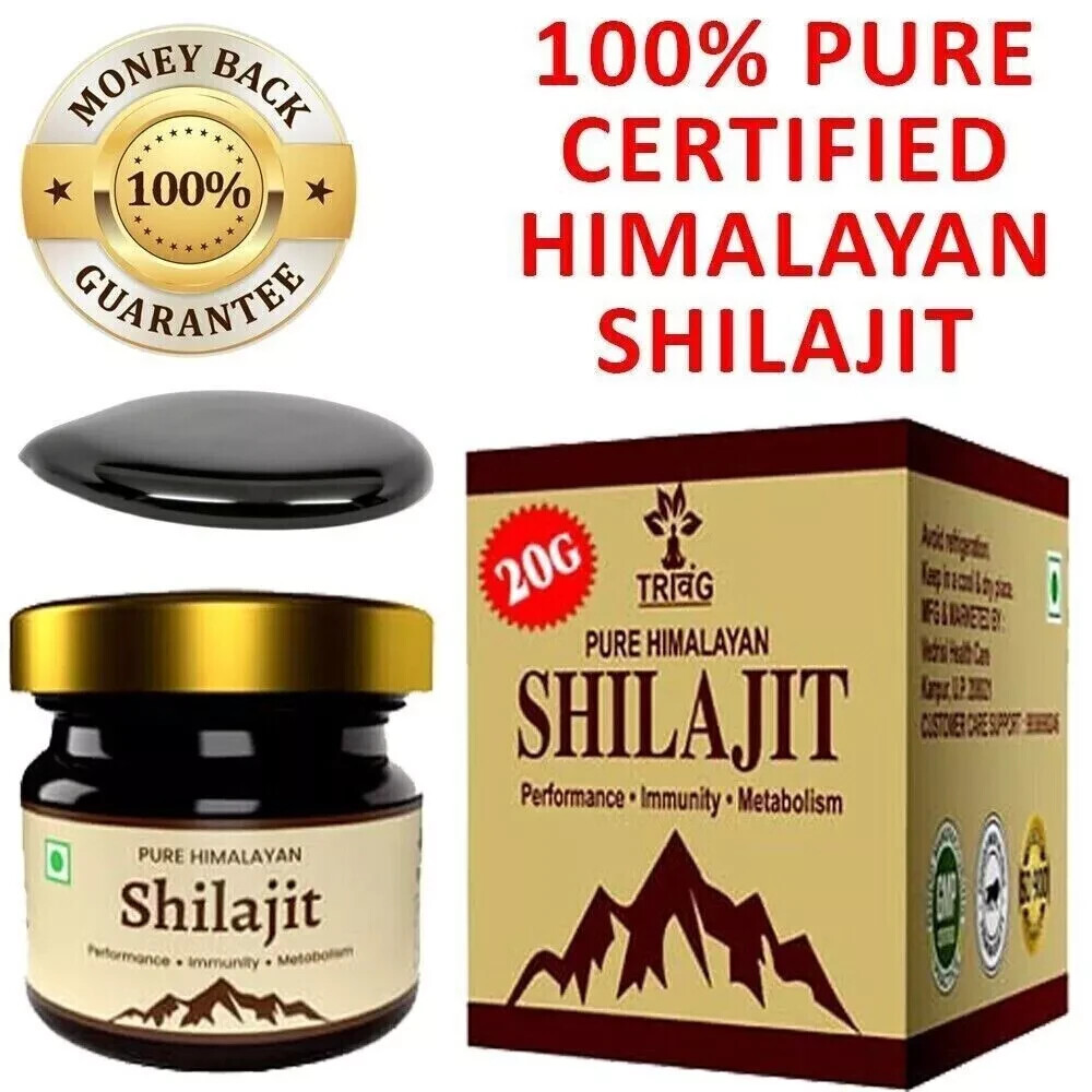 100% Pure Himalayan Shilajit Soft Resin Lab Certified Extreme Potent, Pack of 1