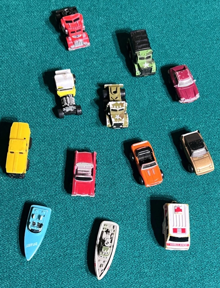 Vintage Micro Machines Cars, Trains, Boats, Military Vehicles Lot (25) Read.. - Image 2 of 3