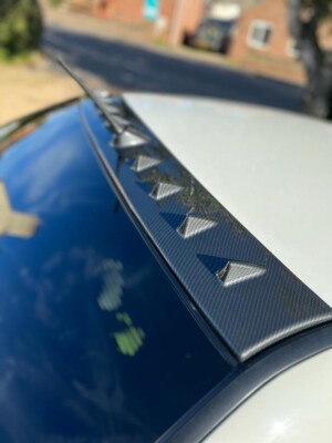 Mitsubishi evo 7,8,9 Vortex Dipped Carbon Fiber ABS Kunststoff Finne