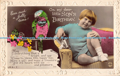 R193432 Ever such a Jolly time On my dear little Sons Birthday May everything th