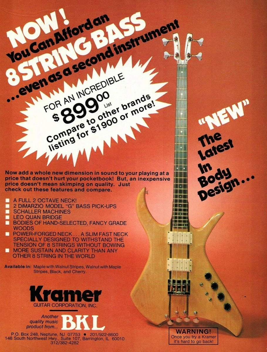 Kramer 8 2024 string bass