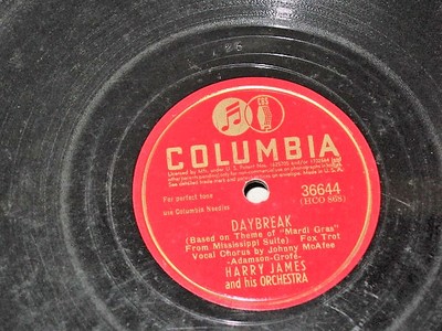 その他 ES ENESCO COLUMBIA 78rpm Serenade Harry James - 78rpm single 10-inch – Columbia #36644 Manhattan