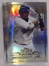 2013 TOPPS TRIBUTE SHINNOSUKE ABE #10 JAPAN MSK