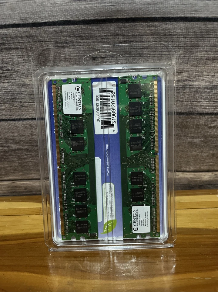 Centon 2GB Desktop Memory Upgrade DDR2-800/667/533 DIMM 240-Pin Brand New - Image 2 of 2
