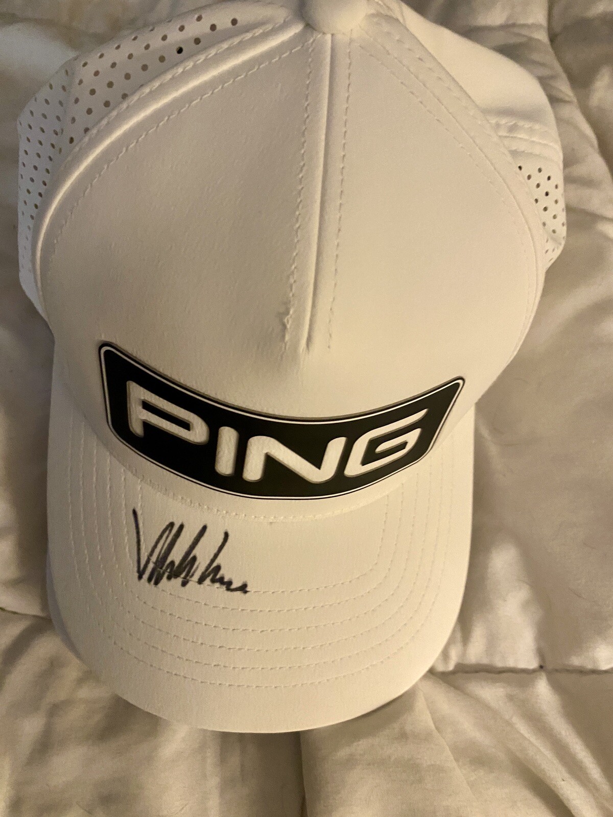 Viktor Hovland Autographed Signed Ping Golf Hat PGA Beckett 