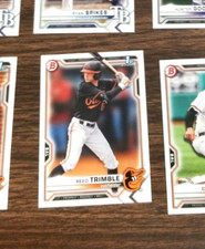 REED TRIMBLE 2021 BOWMAN DRAFT CARD BD-144 BALTIMORE ORIOLES (FIRST ROOKIE BASE)