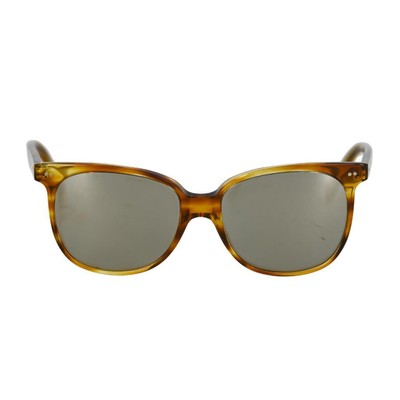 CELINE Striped Havana Mirrored Plastic Sunglasses CL4022IN 55C