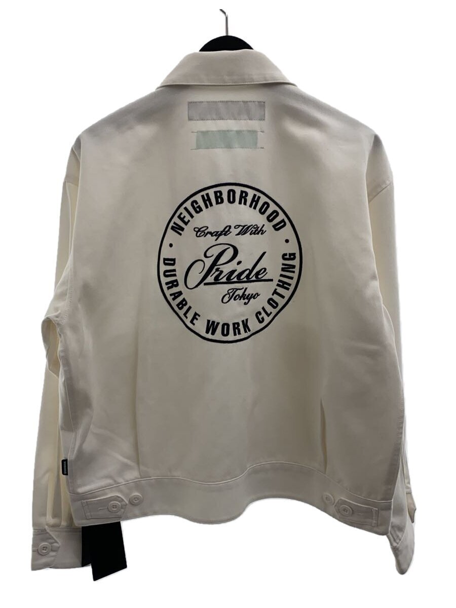 NEIGHBORHOOD◇ZIP WORK JACKET / Jacket / M / Polyester / WHT