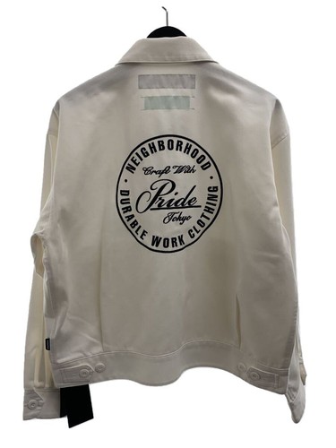 NEIGHBORHOOD◆ZIP WORK JACKET / Jacket / M / Polyester / WHT - Picture 2 of 7