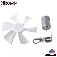 6" RV Vent Motor Bath Exhaust Fan Blade 12V Home Bathroom Mobile Home RV Motor