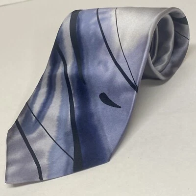 J GARCIA Tie musician Jerry Garcia Necktie Silver orange horizon collection 0044 - Image 1 of 4
