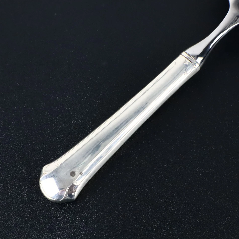 Chippendale Towle Sterling Rice Spoon Stainless Bowl Scalloped 9-7/8" - Image 3 of 4
