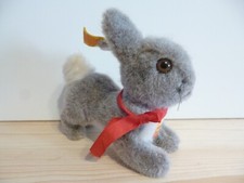Steiff Hase Hoppy 1501/13 in Grau - Länge 13 cm