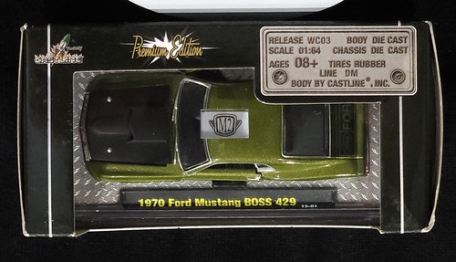 M2 Machines 70 1970 Ford Mustang Boss 429 Wild-Cards Collectible Car 13-01 - Picture 2 of 2