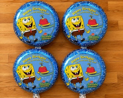 Sponge Bob Square Pants Birthday Balloons 18 - Brand new - Set of 4