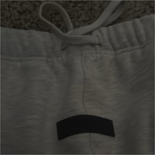 Essentials Fear of God Men's Light Gray Sweatpants M Drawstring Elastic Waist