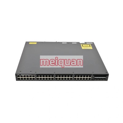 NEW CISCO WS-C3650-48PQ-E 48 Port Gig PoE+ Switch  Expedited Shipping 