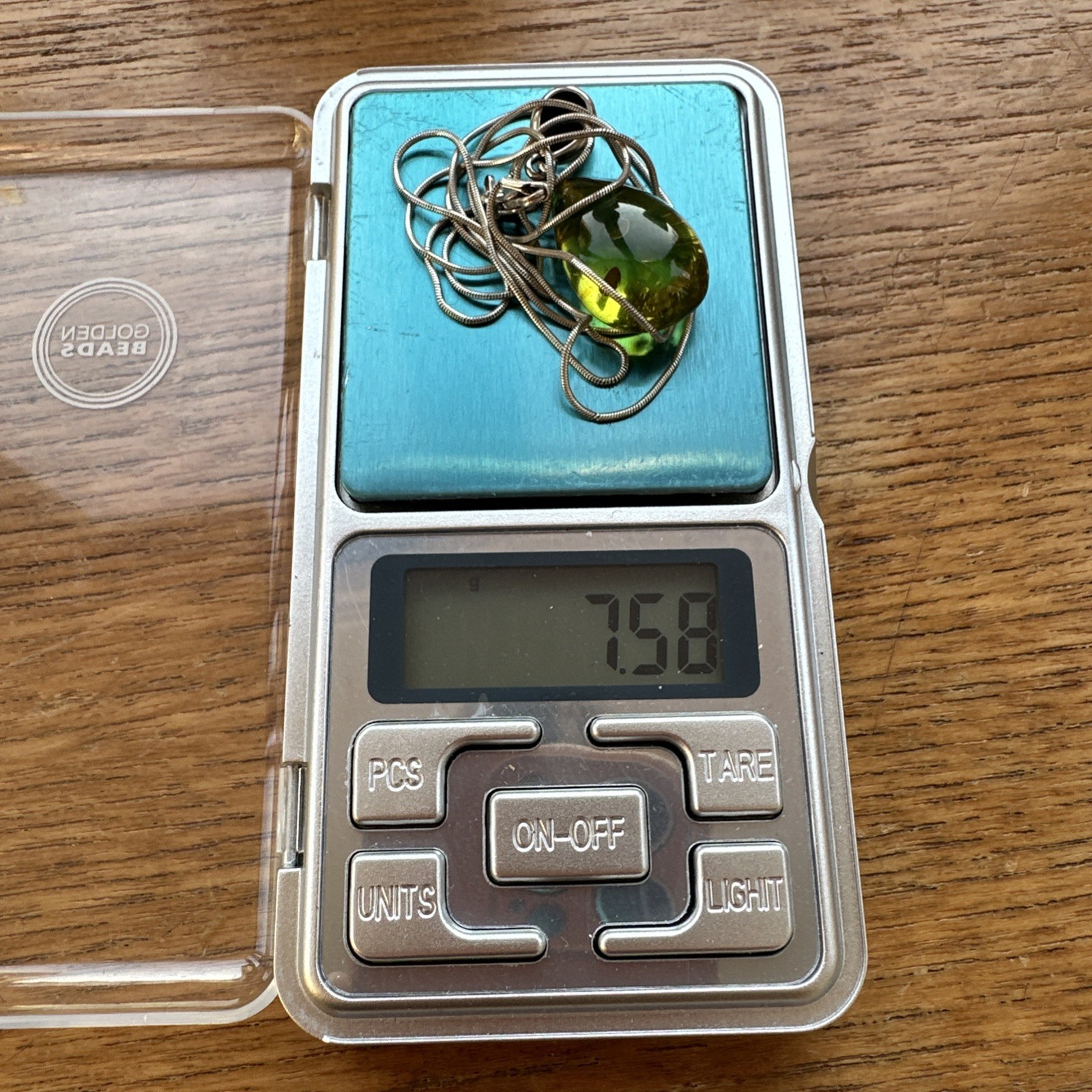 Hallmarked Solid Sterling Silver Natural Green Ba… - image 18