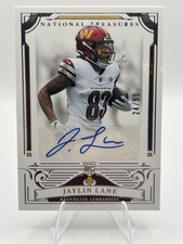 2025 National Treasures Jaylin Lane Rookie Signatures Auto /99 RC Commanders