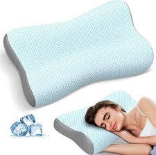 Cervical Neck Pillow for Pain Relief, Contour Memory Foam Pillows for Sleeping