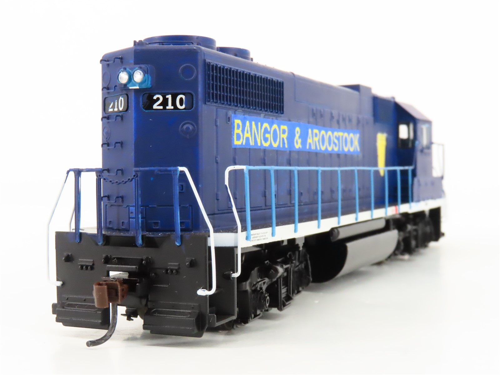 HO Scale Athearn 78913 BAR Bangor Aroostook GP38-2 Diesel Loco #210 - CUSTOM