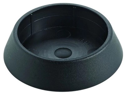 Hettich Fußkappe Ø60 mm schwarz Kunststoff, 1 Stück  Abdeckkappen