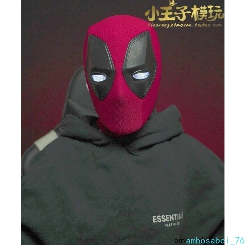 Deadpool Marvel Parpadeo Eléctrico Recargable Efectos de Sonido Máscara Coleccionar Regalo Capucha Foto 4 de 4