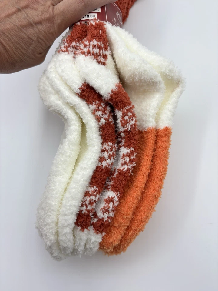 3 Упаковки RAE DUNN осень осень осень HELLO осени уютный экипажа носки женская обувь Sz 5-10 новый - Изображение 3 из 3