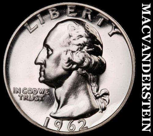 1962 Washington Quarter- Silver Lustrous Choice Gem Proof  #i4359
