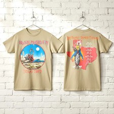 Iron Maiden Beast Tames Texas Tour 82 Mens T ...