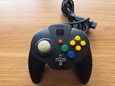 Controlador Nintendo N64 HORI HoriPad Mini 64 negro probado Japón JPN | VENDEDOR DE EE. UU.
