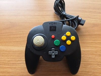 Nintendo N64 HORI HoriPad Mini 64 Black Controller Tested Japan JPN | US SELLER