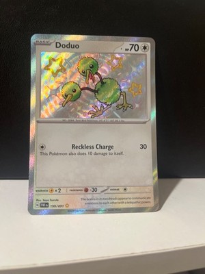 Doduo 199/091 SV: Paldean Fates Holo