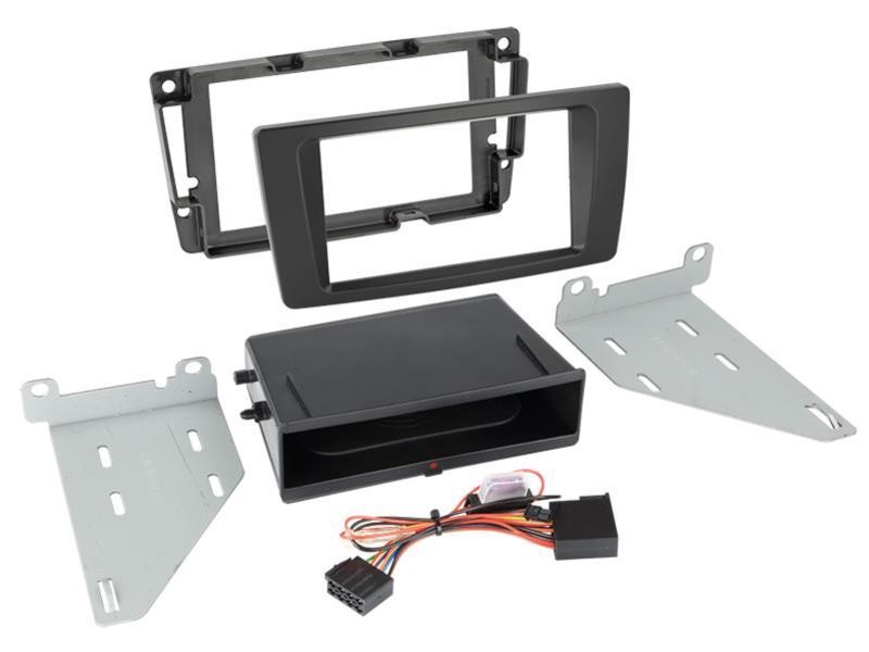 Support de charge par induction Qi avec rangement de console noire Skoda Octavia