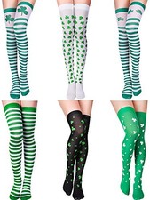 3 Pairs St. Patrick Day Socks, 68 x 11 cm/ 27 x 4.3 inches L x W Style 1