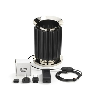 Flos Taccia LED-Tischleuchte Basis Zubehör Ständer Schirm 375mm 5.2kg Schwarz