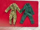 HASBRO 1964 GIJOE- 1970's AT Adventure Team  set of two Jumpsuits. MINT!!